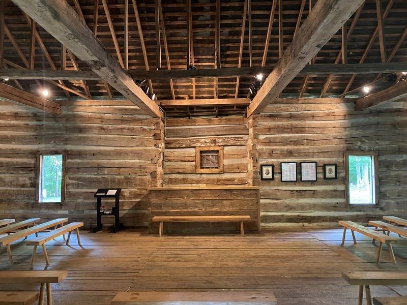 Interior of the Meetinghouse image. Click for full size.