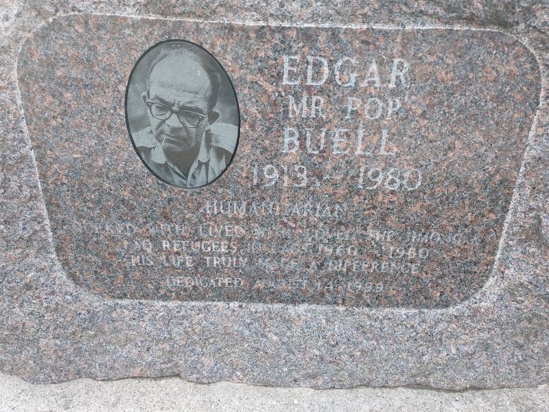 Edgar "Mr. Pop" Buell Marker image. Click for full size.