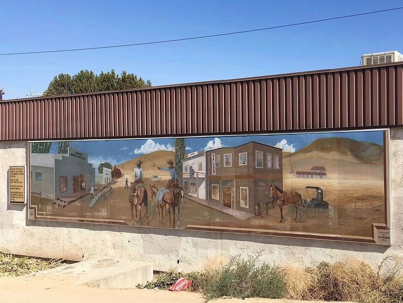 Oildale Marker and Mural. Click for full size. Oildale Marker and Mural image. Click for full size.