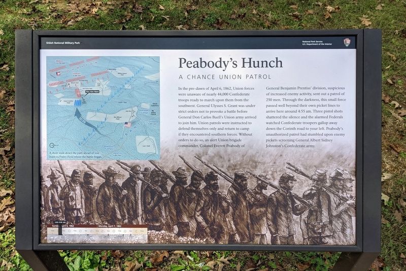 Peabody's Hunch Marker image. Click for full size.
