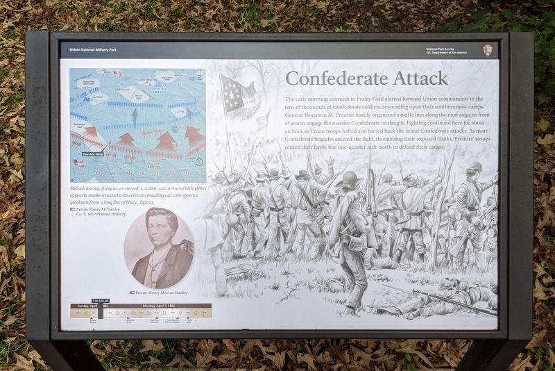 Confederate Attack Marker image. Click for full size.
