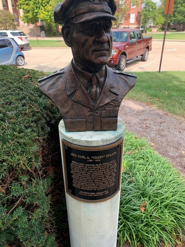 Gen. Carl A. "Tooey" Spatz Marker. Click for full size. Gen. Carl A. "Tooey" Spatz Marker image. Click for full size.