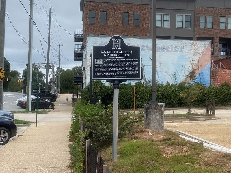 Luckie Meagher's Kindergarten/Sani-Freeze Dairy Bar Marker image. Click for full size.