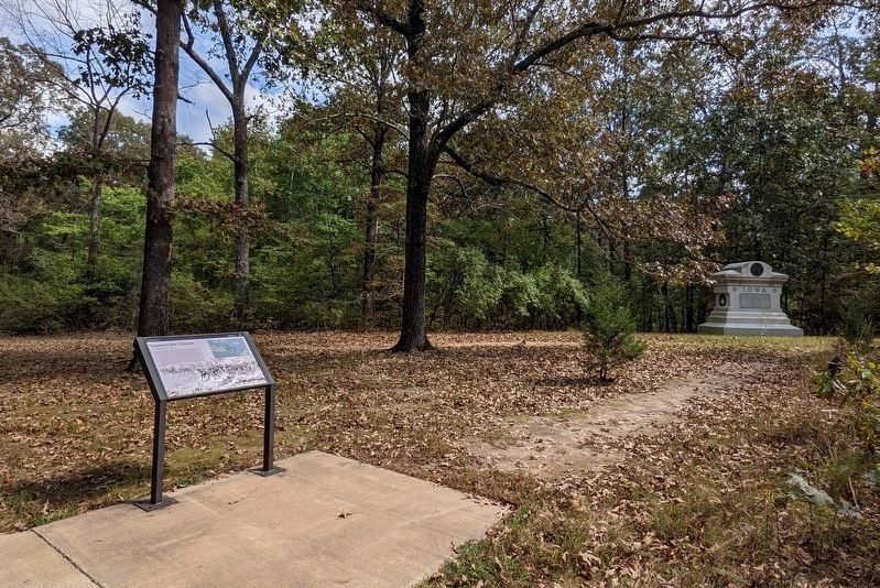 Impenetrable Thicket Marker at the Sunken Road image. Click for full size.