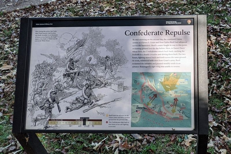 Confederate Repulse Marker image. Click for full size.