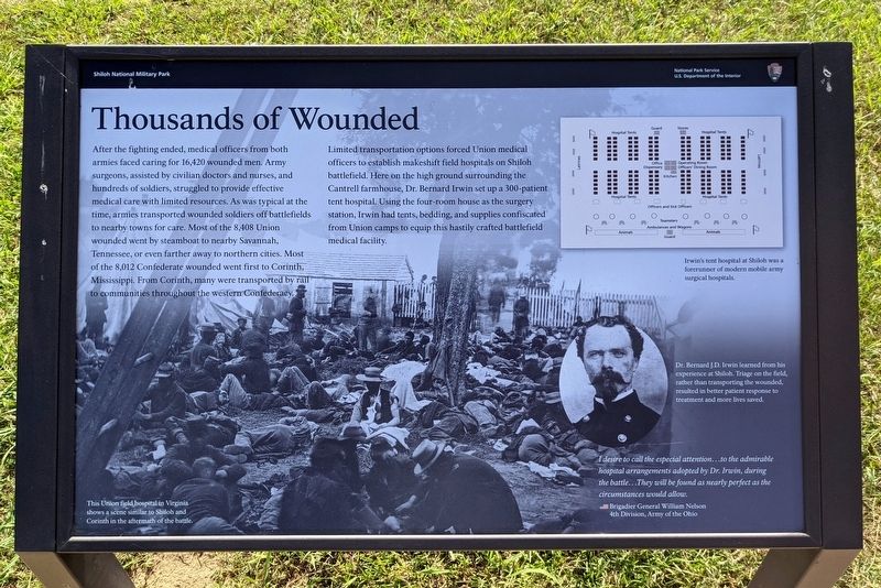 Thousands of Wounded Marker image. Click for full size.