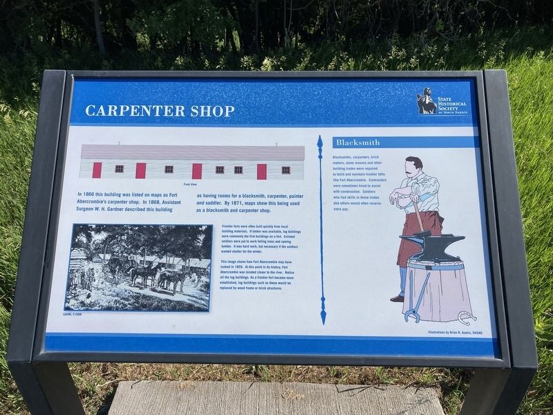 Carpenter Shop Marker. Click for full size. Carpenter Shop Marker image. Click for full size.