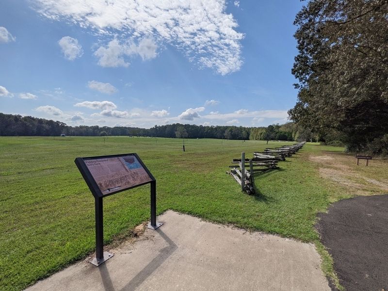 Fighting Consumes Bell's Farm Marker at The Peach Orchard image. Click for full size.