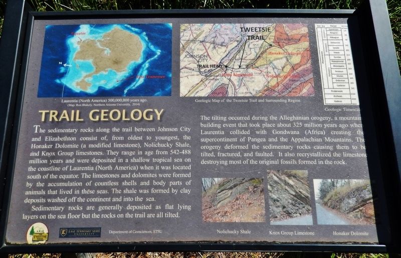 Trail Geology Marker image. Click for full size.