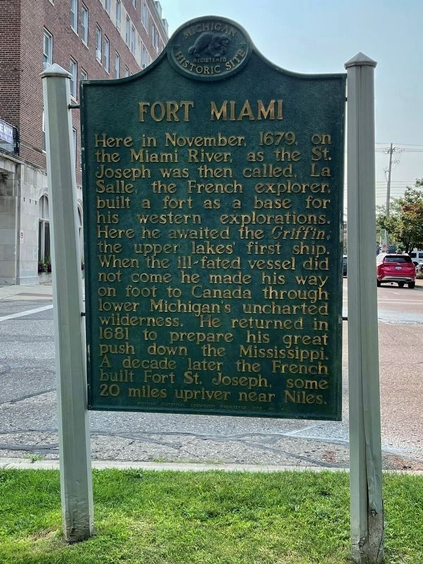 Fort Miami Marker image. Click for full size.