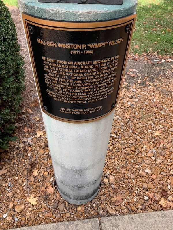 Maj. Gen Wiston P "Wimpy" Wilson Marker image. Click for full size.