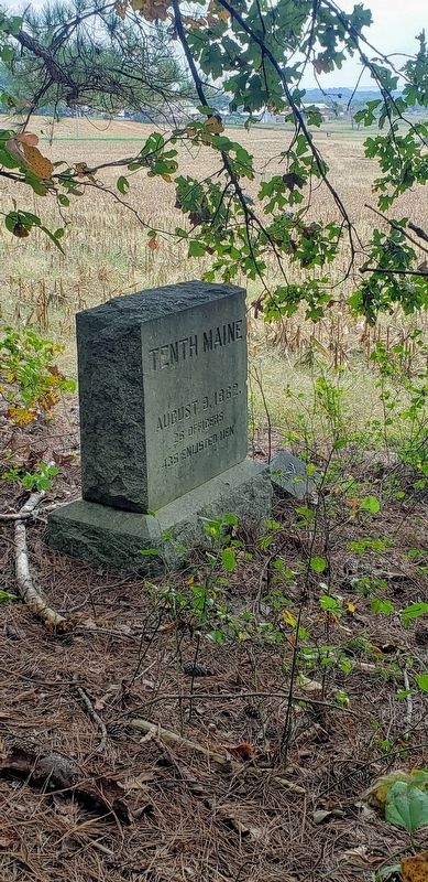 Tenth Maine Monument. Click for full size. Tenth Maine Monument image. Click for full size.