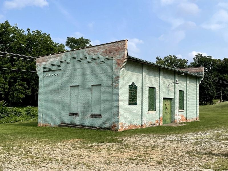 Coloma Interurban Station and Historical Marker image. Click for full size.