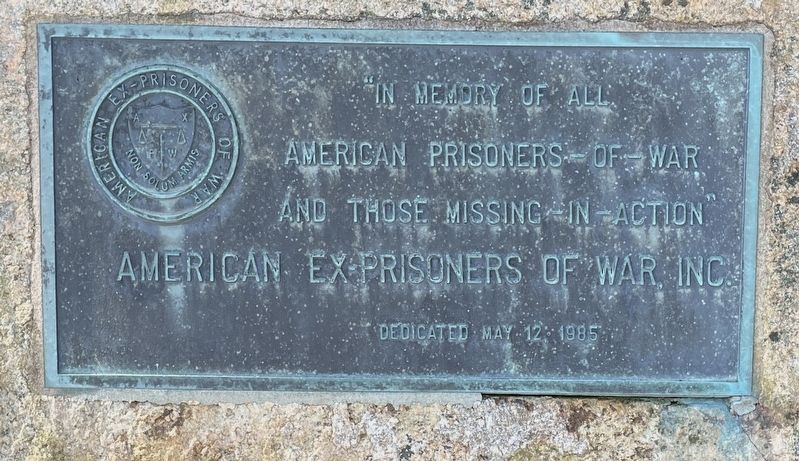 American Prisoners-Of-War and Those Missing-In-Action Marker image. Click for full size.