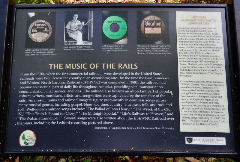 The Music of the Rails Marker image. Click for full size.
