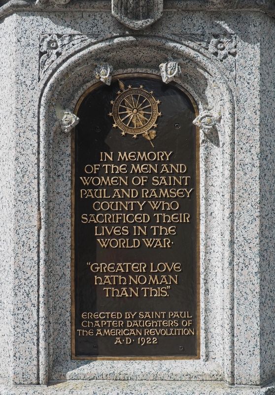 Marker text on the east face of the monument image. Click for full size.