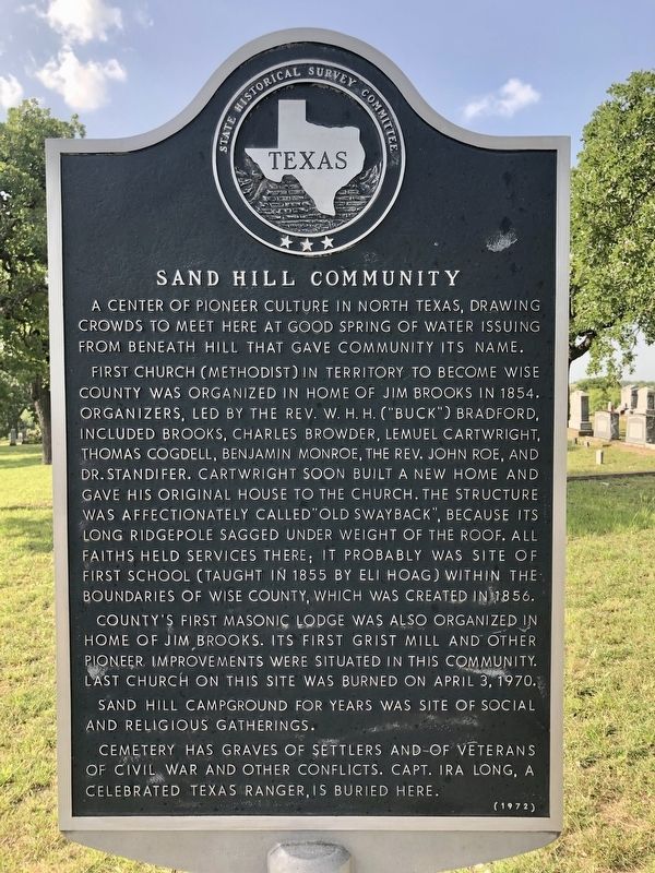 Sand Hill Community Marker. Click for full size. Sand Hill Community Marker image. Click for full size.