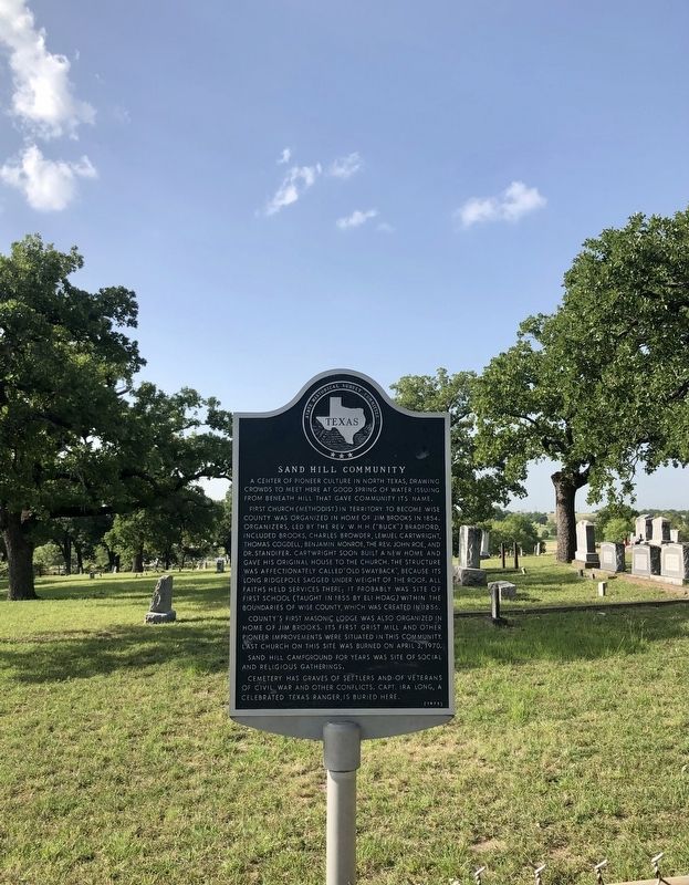 Sand Hill Community Marker. Click for full size. Sand Hill Community Marker image. Click for full size.