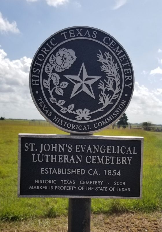 St. John's Evangelical Lutheran Cemetery Marker image. Click for full size.