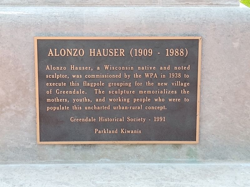 Alonzo Hauser (1909 - 1988) Marker image. Click for full size.