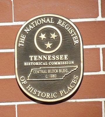 Central Block Building Supplemental Marker. Click for full size. Central Block Building Supplemental Marker image. Click for full size.