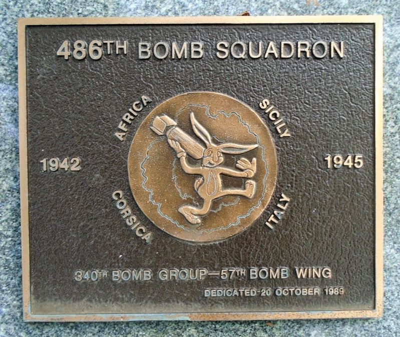 486<sup>th</sup> Bomb Squadron Marker image. Click for full size.