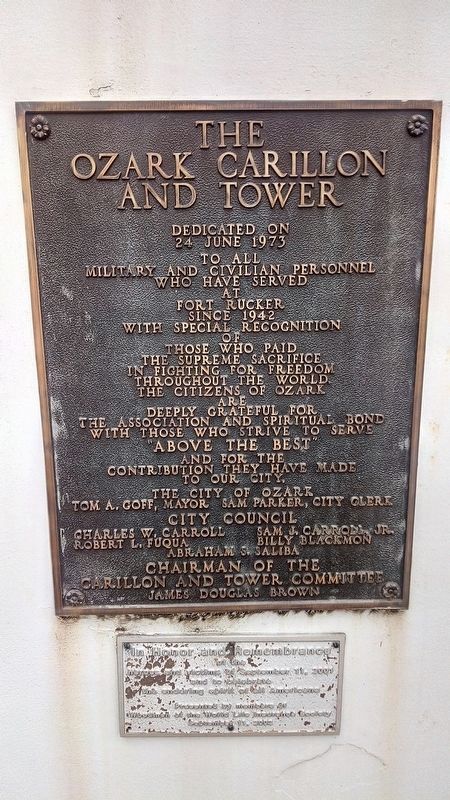 The Ozark Carillon and Tower Marker image. Click for full size.