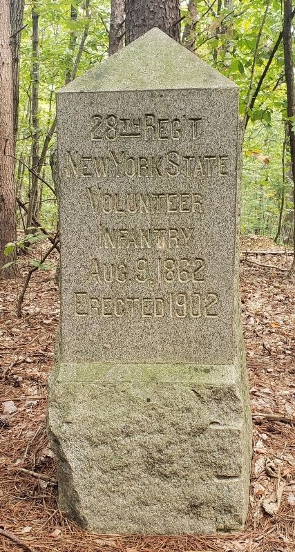 28th Reg't New York State Marker image. Click for full size.