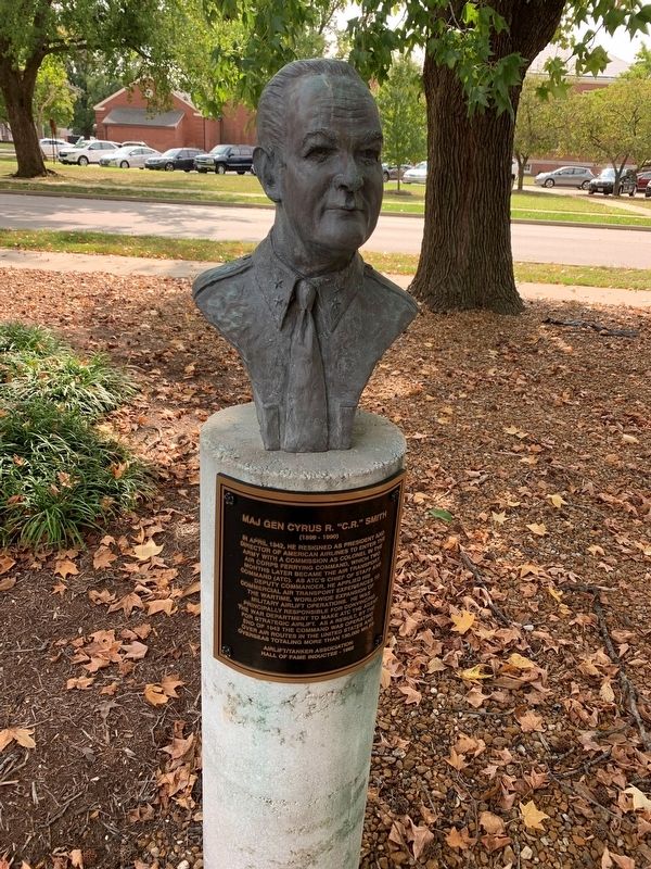 Maj Gen Cyrus R. "C. R." Smith Marker image. Click for full size.