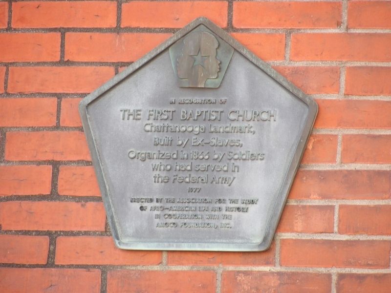 The First Baptist Church Marker image. Click for full size.