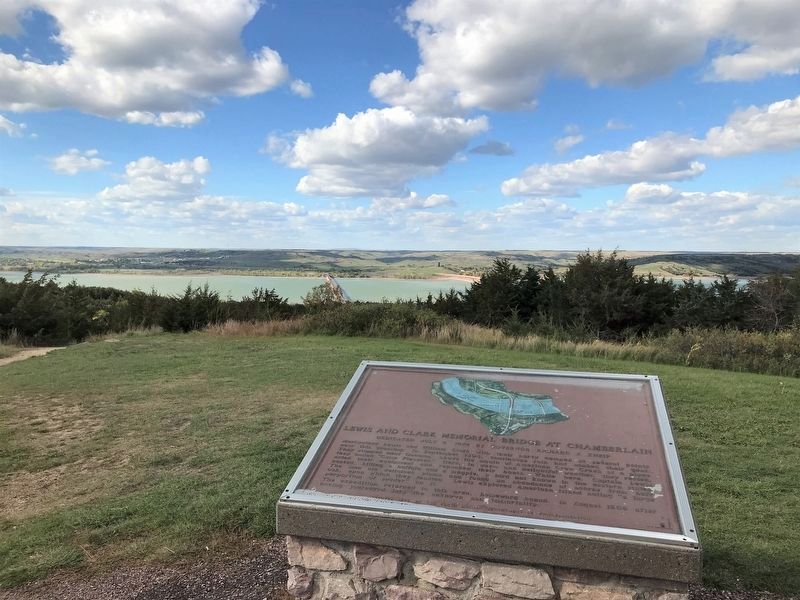 View of Missouri River from Marker image. Click for full size.