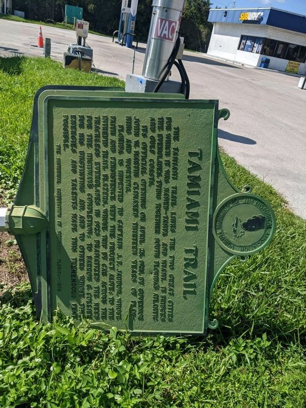Tamiami Trail Marker image. Click for full size.