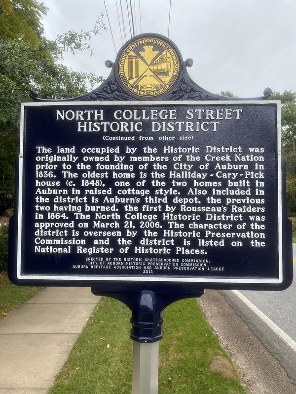 North College Street Historic District Marker image. Click for full size.