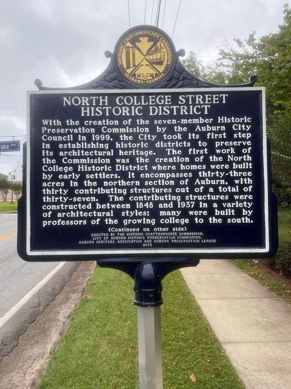 North College Street Historic District Marker image. Click for full size.