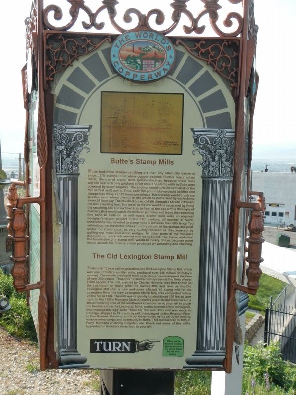 Butte's Stamp Mills panel image. Click for full size.
