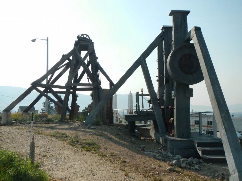 Butte's Underground Mines Marker image. Click for full size.