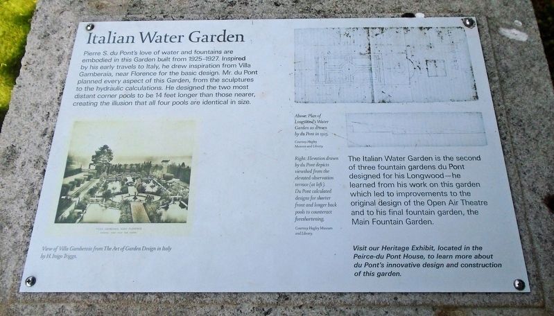 Italian Water Garden Marker image. Click for full size.