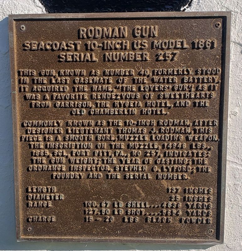 Rodman Gun Marker image. Click for full size.