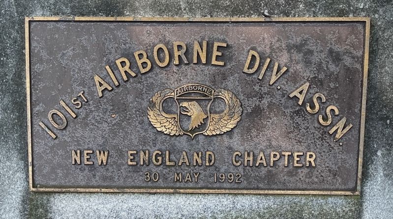 101st Airborne Div. Assn. Marker image. Click for full size.