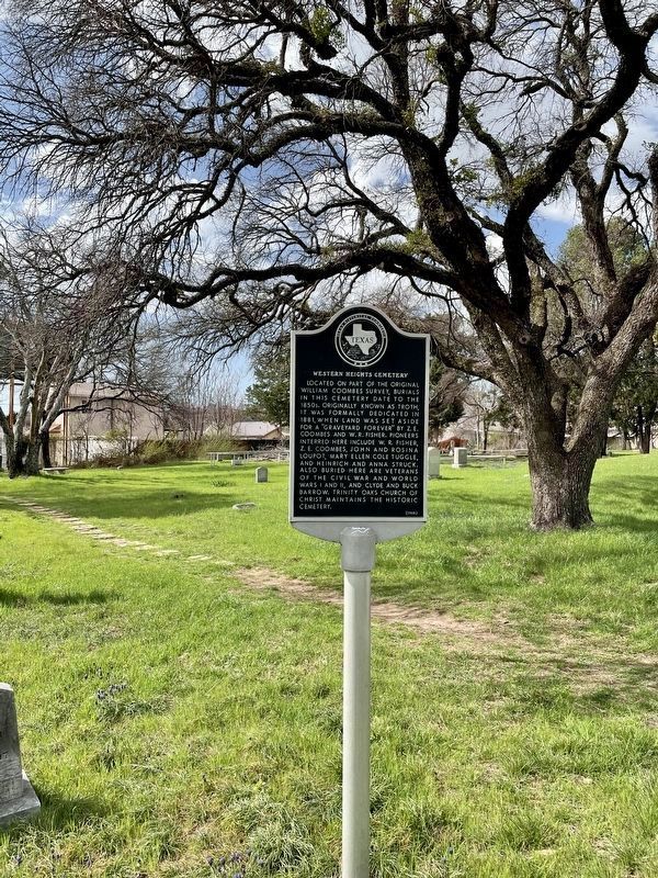 Western Heights Cemetery Marker image. Click for full size.