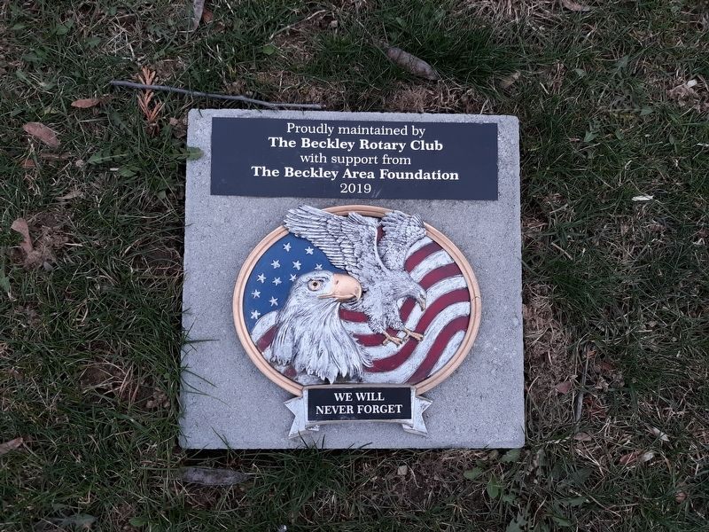 We Will Never Forget. Marker. Click for full size. We Will Never Forget. Marker image. Click for full size.