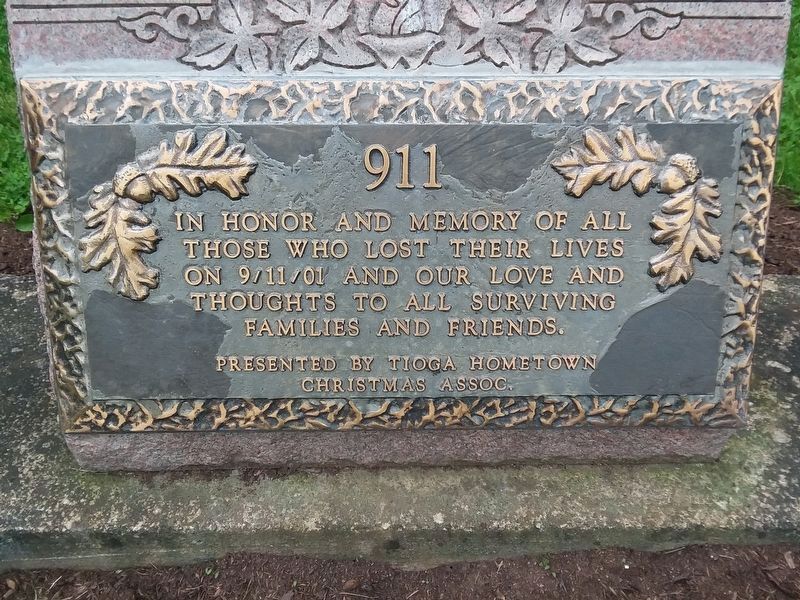 Tioga 911 Memorial. Click for full size. Tioga 911 Memorial image. Click for full size.
