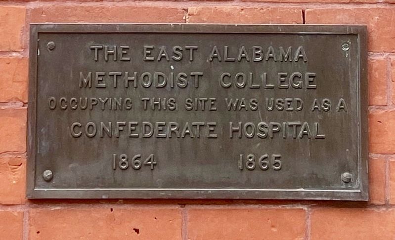 The East Alabama Methodist College Marker image. Click for full size.