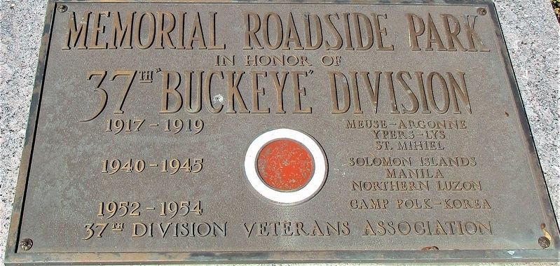 Memorial Roadside Park Marker image. Click for full size.