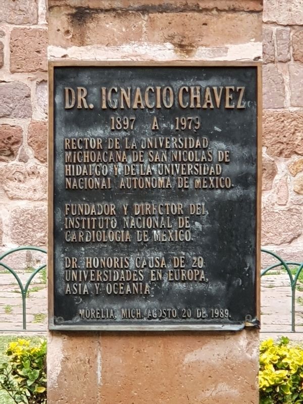 Dr. Ignacio Chvez Marker image. Click for full size.