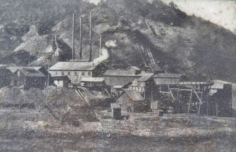 Marker detail: Cranberry Mine, 1923 image. Click for full size.