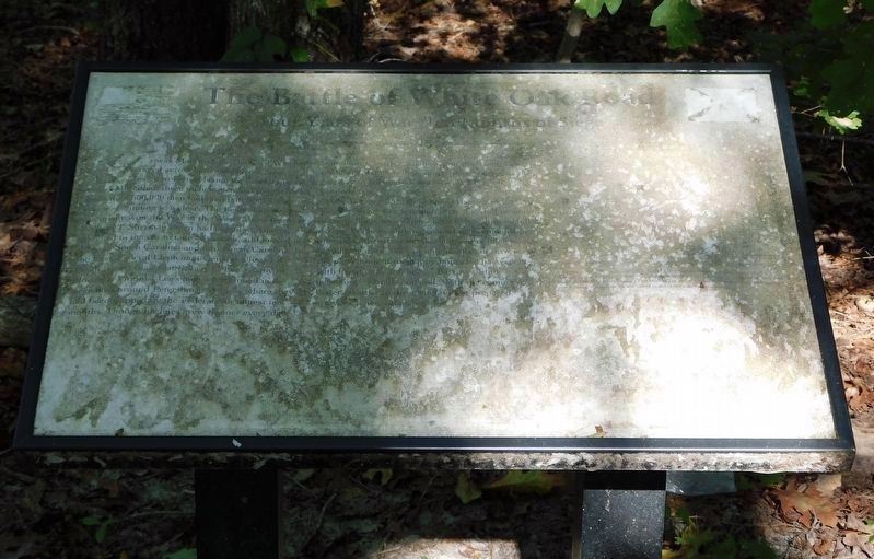 The Battle of White Oak Road Marker image. Click for full size.