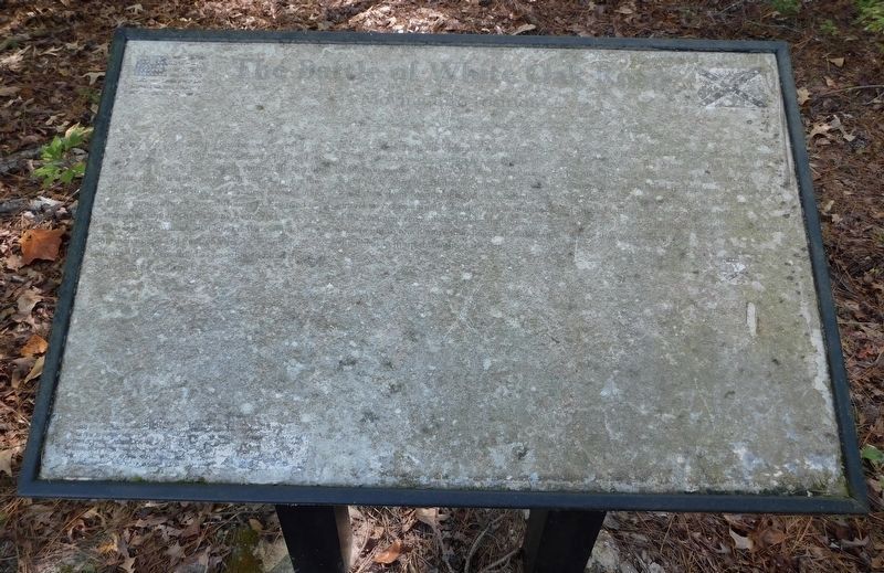 The Battle of White Oak Road Marker image. Click for full size.