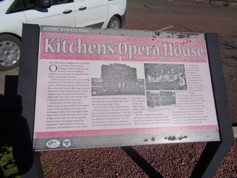 Kitchen's Opera House Marker image. Click for full size.
