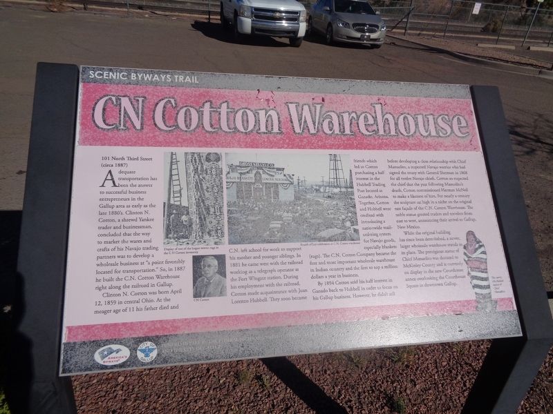 CN Cotton Warehouse Marker image. Click for full size.